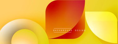 Soyut sarı, turuncu katmanlar dinamik bileşim yaratır. Yumuşak eğimler hareketi, modern estetiği akla getiriyor. Metin arkaplan tasarımı okur.