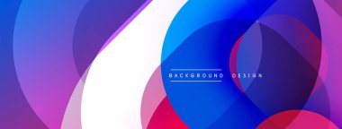 Soyut canlı katmanlar çakışıyor, dinamik görsel efekt yaratıyor. Renkler düzgün bir şekilde harmanlanarak modern tasarım ögesi oluşturur.