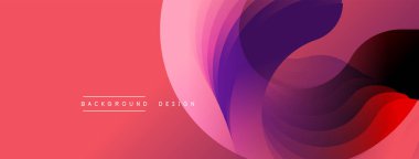 Soyut akan katmanlar, canlı pembeler, morlar, kırmızılar. Arka planlar, afişler, sunumlar için modern tasarım unsuru. Yumuşak gradyanlar dinamik görsel oluşturur.
