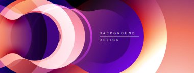 Soyut katmanlar akışkan, renkli tasarım yaratır. Gradyan gölgeler harmanlanarak, dinamik görsel efekt oluşturur. Modern, pürüzsüz kompozisyon.