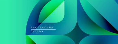 Soyut akışkan şekiller, canlı turkuaz, yeşil eğimler. Arka planlar ve sunumlar için modern tasarım öğesi. Yumuşak geçişler, dinamik kompozisyon.