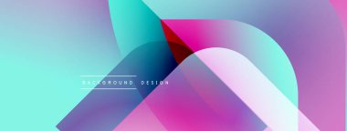 Soyut gradyanlar harmanlanarak, dinamik görsel akış yaratır. Şekiller üst üste binerek modern arkaplan tasarımı oluşturur. Renkler düzgünce yer değiştiriyor, enerji uyandırıyor..