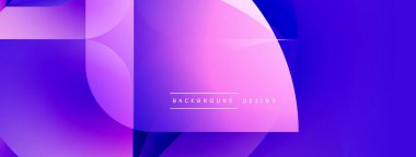 Soyut mor renkler örtüşüyor, dinamik görsel efekt yaratıyor. Modern tasarım elementleri teknoloji ve yenilik öneriyor. Basit metin arkaplan tasarımı okur.