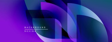 Soyut sıvı şekilleri, canlı mor, mavi gradyanlar. Modern tasarım elementleri dinamik görsel etki yaratır. Arkaplan özellikleri metin etiketleri.
