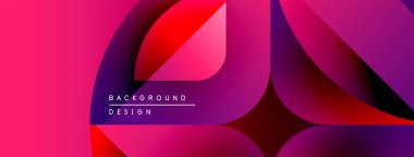Soyut sıvı şekiller, canlı mor, kırmızı, mor renkler. Modern tasarım, dinamik kompozisyon, pürüzsüz gradyanlar.