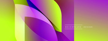 Soyut enerjik gradyanlar dinamik şekiller oluşturur. Sarı, mor renkler kompozisyona hakim. Arka planlar için modern tasarım ögesi.