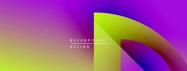 Değişken bir arkaplan. Sarı, mor renkler düzgün bir şekilde harmanlanır. Metin, arkaplan dizaynının biçimli olduğunu okuyor. Modern estetik.