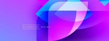 Soyut sıvı şekiller, canlı mor renkler, modern tasarım. Gradyan renkler kusursuz bir şekilde harmanlanarak dinamik görsel efekt oluşturur.