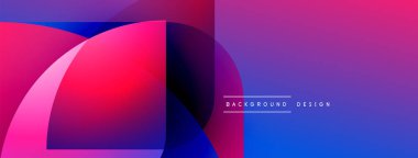 Soyut gradyanlar, canlı renkler, modern tasarım. Şekiller örtüşür ve dinamik görsel efekt yaratır. Metin arkaplan tasarımı okur.