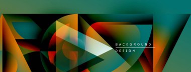 Soyut geometrik desen. Canlı renkler harmanlanır, dinamik görsel doku oluşturur. Arkaplan ve sunumlar için modern tasarım ögesi.