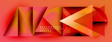 Soyut geometrik şekiller, canlı kırmızı renkler, dinamik kompozisyon. Modern tasarım elementleri görsel ilgi ve doku yaratır. Arkaplanda derinlik ve enerji var..