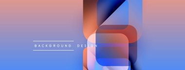Soyut eğim arkaplanı. Üst üste binen şekiller dinamik görsel efekt yaratır. Yumuşak renkler harmanlanır, modern tasarım ögesi oluşturulur.