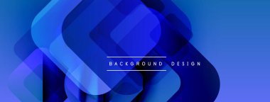 Soyut mavi katmanlar dinamik görsel efekt yaratır. Modern tasarım arka planlar, sunumlar ve web siteleri için uygundur. Yumuşak eğimler, üst üste binen şekiller.