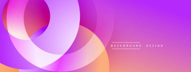 Soyut sıvı şekiller, canlı renklerin karışımı. Mor, pembe, turuncu renkler dinamik görsel efekt yaratır. Modern tasarım ögesi.