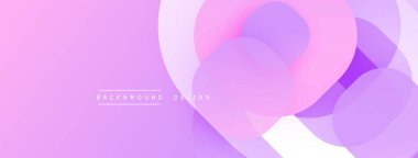 Soyut pembe, mor katmanlar akışkan bir görüntü yaratır. Yumuşak eğimler, modern tasarım elementleri pürüzsüz doku sunar. Dijital projeler için uygun arkaplan.