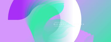 Soyut akışkan şekiller harmanlanarak, canlı bir arkaplan oluşturur. Yumuşak renkler hareket ve tasarım ögesi önerir.