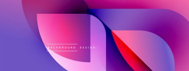 Soyut sıvı şekiller, canlı renklerin karışımı. Modern tasarım, gradyanlar dinamik görsel efekt yaratır. Düz eğriler, üst üste binen katmanlar.