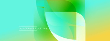 Soyut eğim arkaplanı. Üst üste binen şekiller dinamik görsel efekt yaratır. Renkler pürüzsüzce değişiyor, tazelik ve modernliği çağrıştırıyor.