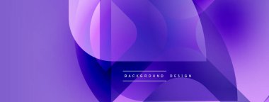 Soyut mor tasarım akışkan şekiller, gradyanlar içerir. Modern estetik, arka planlar ve sunumlar için uygun. Minimalist stil.
