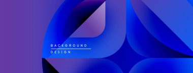 Soyut sıvı şekilleri, canlı mor, mavi gradyanlar. Arka planlar ve sunumlar için modern tasarım öğesi. Minimalist estetik.