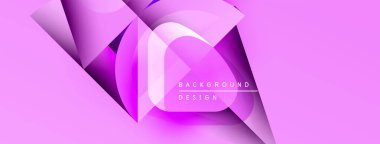 Soyut pembe tasarım. Dinamik şekiller üst üste biniyor ve modern görsel efektler yaratıyor. Gradyan renkler derinlik ve doku ekler. Mevcut en küçük metin.