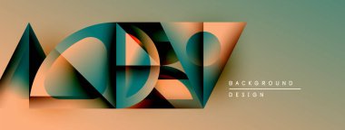 Soyut geometrik şekiller örtüşür, dinamik görsel efekt yaratır. Renkler karışır, değişken arkaplan oluşturur. Modern tasarım elemanları.