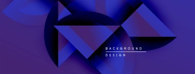 Soyut geometrik şekiller, canlı mavi renkler, dinamik kompozisyon. Modern tasarım elementleri çarpıcı görsel etki yaratır. Arkaplan özellikleri metin etiketleri.