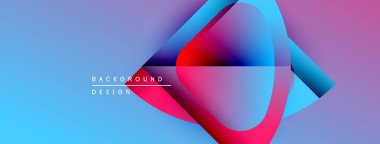 Soyut akışkan şekiller, canlı renkler, mavi eğimli arkaplan. Modern tasarım ögesi, dinamik bileşim, görsel doku.