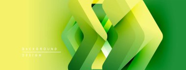 Soyut geometrik katmanlar canlı bir değişim etkisi yaratır. Modern tasarım, arka planlar, sunumlar, dijital sanat için uygun..