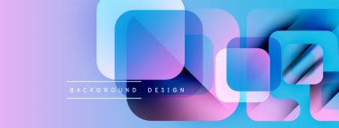 Soyut geometrik şekiller örtüşüyor, canlı mor ve mavi renkler yaratıyor. Arkaplan ve sunumlar için uygun modern tasarım ögesi.