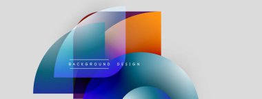 Soyut sıvı şekilleri örtüşür ve canlı renk değişimleri yaratır. Modern tasarım elementleri dinamik hareketi, pürüzsüz geçişleri önerir.