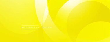 Üst üste binen parlak sarı arkaplan şekilleri. Modern tasarım, basit gradyanlar dinamik görsel efekt yaratır. Metin arkaplan tasarımı okur.