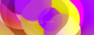 Soyut renkli katmanlar dinamik görsel akış yaratır. Gradyan gölgeler harmanlanarak modern arkaplan tasarımı oluşturur. Canlı renkler kompozisyona hakim.