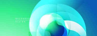 Soyut gradyan katmanlar dinamik görsel efekt yaratır. Düz geçişler, canlı renkler, modern tasarım elementleri.