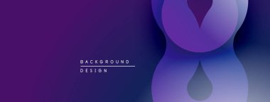 Soyut mor arkaplan. Akışkan şekiller modern tasarım yaratır. Renkler görsel derinlik, pürüzsüz geçişler sunar.