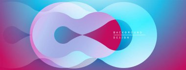 Soyut akışkan şekiller, canlı renklerin karışımı. Modern tasarım, gradyan etkisi dinamik görsel deneyim yaratır.