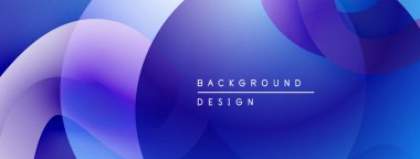 Soyut sıvı şekilleri, mavi mor gradyanlar. Arka planlar ve sunumlar için modern tasarım öğesi. Yumuşak geçişler, canlı renkler.