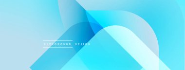 Soyut mavi arkaplan. Üst üste binen katmanlar pürüzsüz eğimler, modern tasarım elementleri yaratır. Minimalist estetik, temiz kompozisyon.