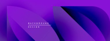 Soyut mor tasarım. Akan şekiller dinamik arkaplan yaratır. Metin arka plan tasarımı okur. Modern, canlı, basit kompozisyon.