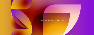 Soyut sıvı şekilleri, canlı gradyanlar. Turuncu, mor renkler kompozisyona hakim. Modern tasarım ögesi, arkaplan dokusu görünür.