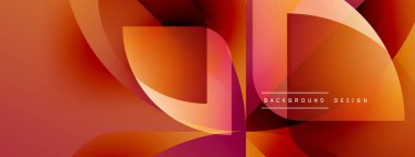 Soyut akışkan şekiller, sıcak turuncu renkler tasarımda baskın. Modern estetik, dinamik bileşim görsel ilgi yaratıyor.