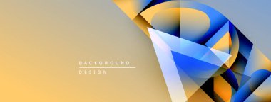 Soyut geometrik tasarım. Sıcak renkler, havalı mavilerle harmanlanarak dinamik görsel doku oluşturur. Modern arkaplan ögesi.