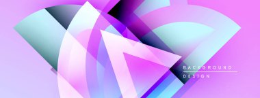 Soyut pembe, mor renkler dinamik şekiller oluşturur. Modern tasarım hareketi, enerjiyi, görsel ilgiyi öneriyor. Arkaplan metin ögelerini içerir.