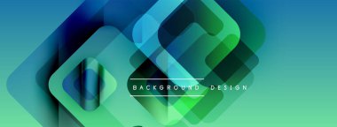 Soyut geometrik şekiller örtüşür, canlı bir değişim etkisi yaratır. Arkaplan ve sunumlar için uygun modern tasarım.