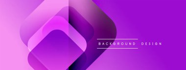 Soyut mor katmanlar dinamik bileşim yaratır. Modern tasarım elementleri derinlik, doku ve görsel ilgi gösteriyor. Minimalist metin genel estetiği tamamlar.