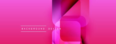 Soyut pembe eğimli arkaplan. Üst üste binen kareler dinamik görsel efekt yaratır. Metin arka plan tasarımı okur. Modern, canlı kompozisyon.