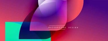 Soyut canlı katmanlar dinamik bileşim yaratır. Gradyan renkler harmanlanarak modern arkaplan tasarımı oluşturur. Pürüzsüz şekiller örtüşüyor, görsel ilgi sunuyor.