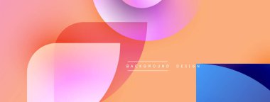 Soyut akışkan şekiller harmanlanarak, canlı bir arkaplan oluşturur. Yumuşak renkler örtüşüyor, modern tasarım ögesi oluşturuyor.