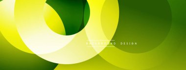 Soyut arkaplan özellikleri üst üste biniyor. Renkler parlak sarıdan koyu yeşile kadar değişiyor. Modern tasarım ögesi.