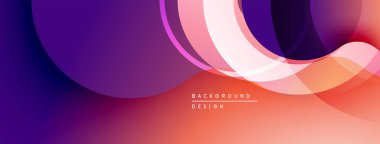 Soyut akıcı şekiller, canlı mor, pembe, turuncu renkler. Modern tasarım, pürüzsüz gradyanlar dinamik görsel efekt yaratır.